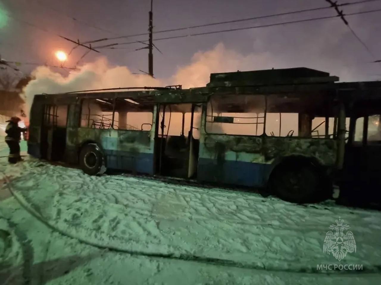 В Иванове горело троллейбусное депо | Новости города Иваново и Ивановской  области