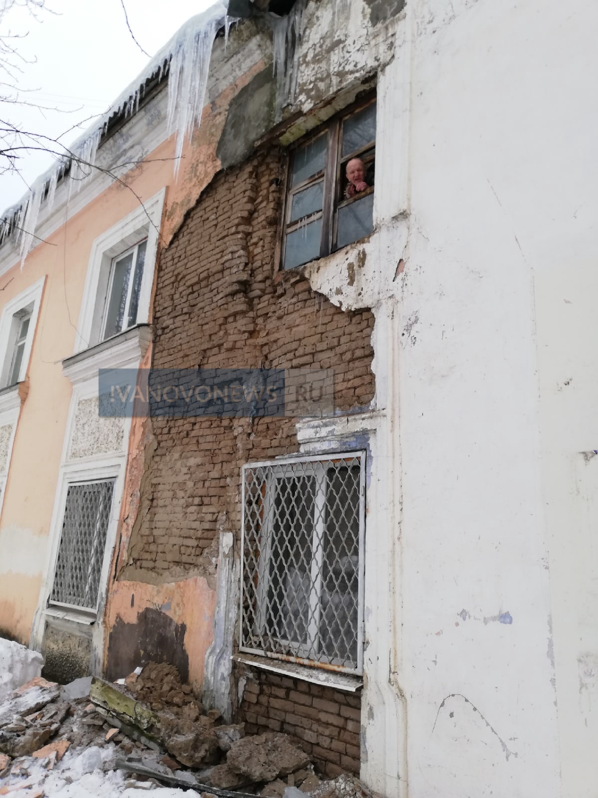 В Иванове обрушилась стена многоквартирного дома | Новости города Иваново и  Ивановской области