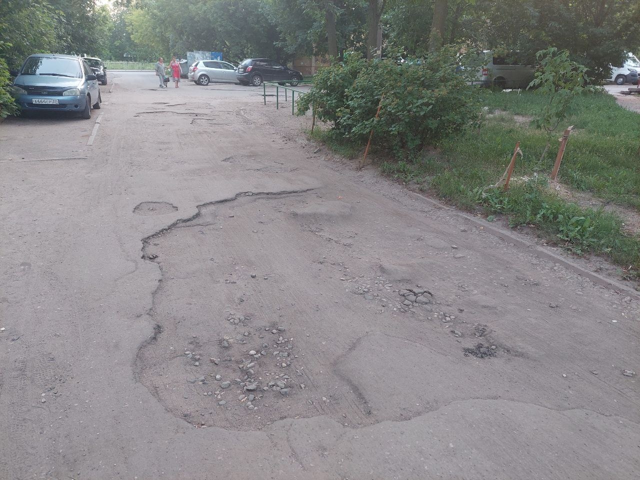 У сквера пожарных в Иванове придется восстанавливать асфальт | Новости  города Иваново и Ивановской области